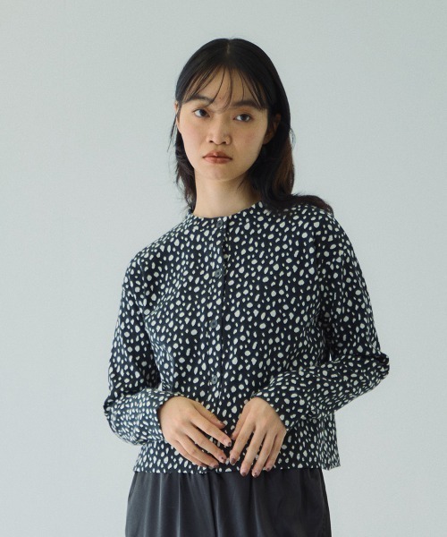 VICKY（ビッキー）の「アニマル柄カーディガン≪手洗い可能≫（カーディガン/ボレロ・レディース・ブラック系その他/グレー系その他/ブラウン系その他/ベージュ系その他・M）」の13枚目の写真