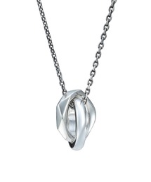 LION HEART（ライオンハート）の「“for Gift”ラージフラグメントダブルリングネックレス/シルバー925【LION HEART / ライオンハート】（ネックレス・レディース）」