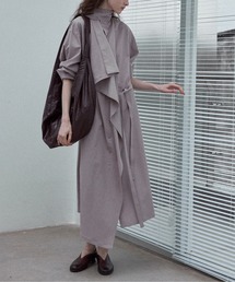 DECADE CLASSIC（ディケイド クラシック）の「DECADE CLASSIC 2WAYアシンメトリーコートワンピース（ワンピース）」