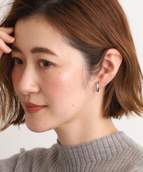 grove（グローブ）の「【3WAY】ファービジューイヤリング（イヤリング・レディース・アイボリー/ライトグレー・00）」の11枚目の写真