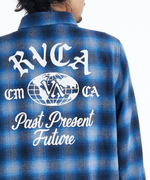 RVCA（ルーカ）の「RVCA WOLD WIDE SHIRT（シャツ/ブラウス・メンズ・ブラック/ブルー・M/L）」の2枚目の写真