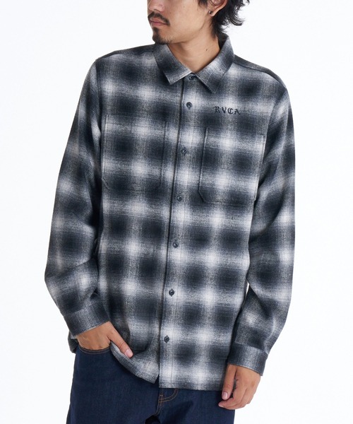RVCA（ルーカ）の「RVCA WOLD WIDE SHIRT（シャツ/ブラウス・メンズ・ブラック/ブルー・M/L）」の14枚目の写真