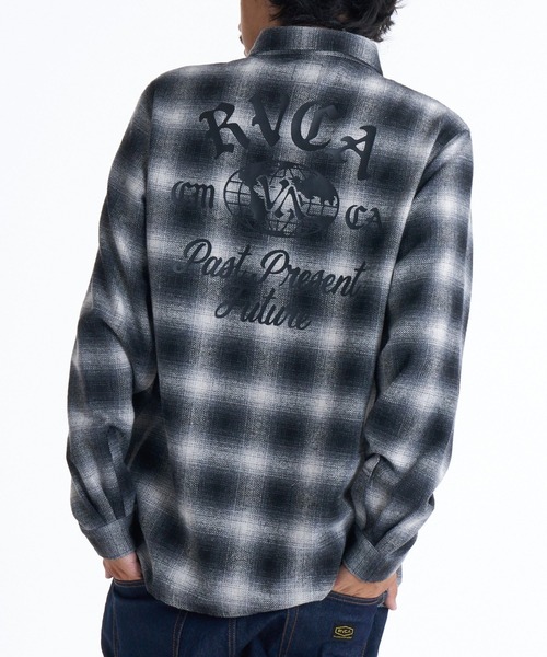 RVCA（ルーカ）の「RVCA WOLD WIDE SHIRT（シャツ/ブラウス・メンズ・ブラック/ブルー・M/L）」の8枚目の写真