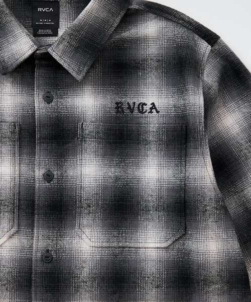 RVCA（ルーカ）の「RVCA WOLD WIDE SHIRT（シャツ/ブラウス・メンズ・ブラック/ブルー・M/L）」の10枚目の写真