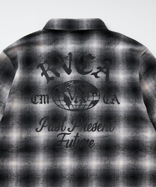 RVCA（ルーカ）の「RVCA WOLD WIDE SHIRT（シャツ/ブラウス・メンズ・ブラック/ブルー・M/L）」の3枚目の写真