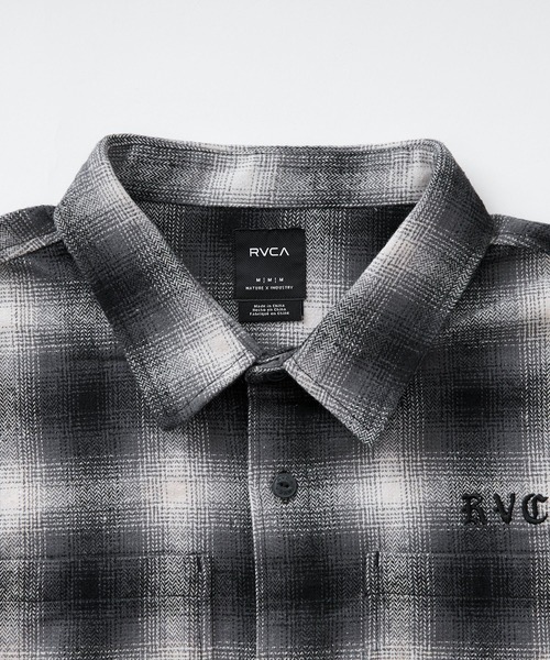 RVCA（ルーカ）の「RVCA WOLD WIDE SHIRT（シャツ/ブラウス・メンズ・ブラック/ブルー・M/L）」の9枚目の写真