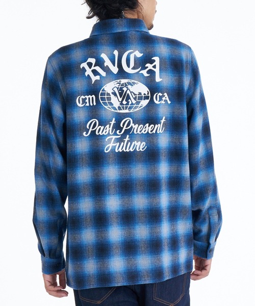 RVCA（ルーカ）の「RVCA WOLD WIDE SHIRT（シャツ/ブラウス・メンズ・ブラック/ブルー・M/L）」の5枚目の写真