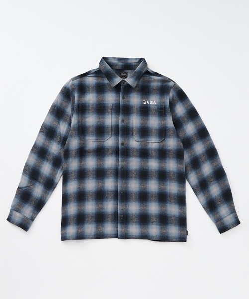 RVCA（ルーカ）の「RVCA WOLD WIDE SHIRT（シャツ/ブラウス・メンズ・ブラック/ブルー・M/L）」の6枚目の写真