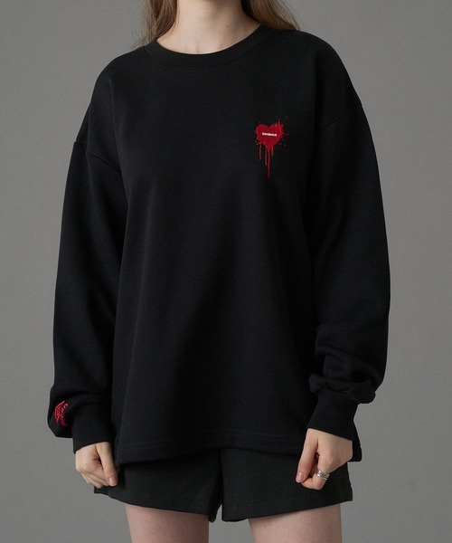 UMBRO 】HEART LOGO DRAW CODE SWEAT / ハートロゴドローコード