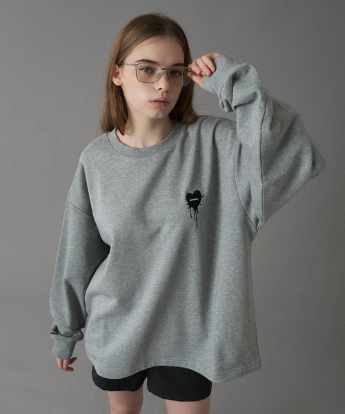 り*ん様 UMBRO ハートロゴドローコードスウェット UMBRO 】HEART LOGO DRAW CODE SWEAT / ハートロゴドローコード