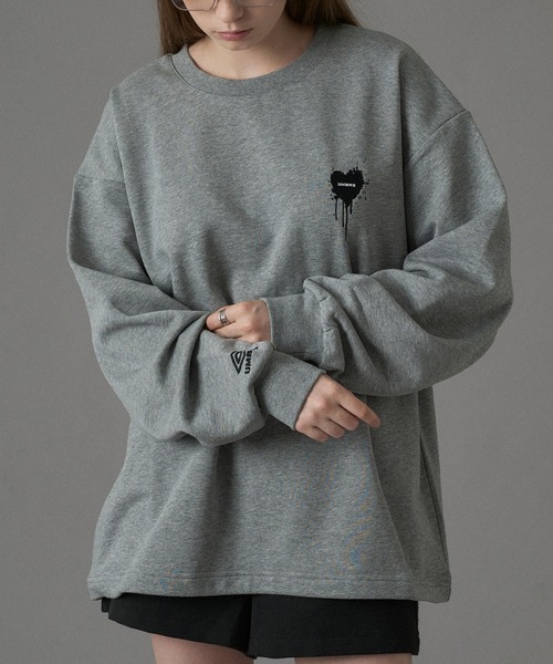 UMBRO 】HEART LOGO DRAW CODE SWEAT / ハートロゴドローコード