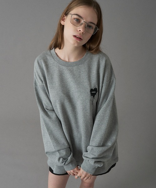 UMBRO 】HEART LOGO DRAW CODE SWEAT / ハートロゴドローコード