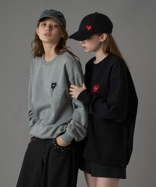 新品❤️マークアンドロナ❤️プルオーバー UMBRO 】HEART LOGO DRAW CODE SWEAT / ハートロゴドローコード