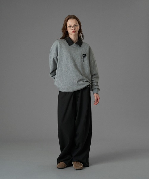 UMBRO 】HEART LOGO DRAW CODE SWEAT / ハートロゴドローコード