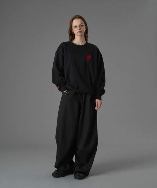 UMBRO 】HEART LOGO DRAW CODE SWEAT / ハートロゴドローコード