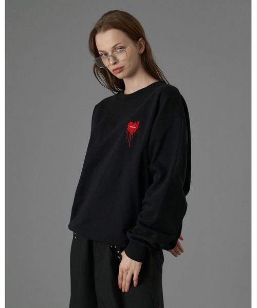 は*は様 【 UMBRO 】HEART LOGO ハートロゴドローコードスウェッ ONCILY（オンシェリー）の「【 UMBRO 】HEART LOGO DRAW CODE SWEAT