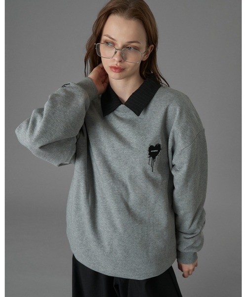 UMBRO 】HEART LOGO DRAW CODE SWEAT / ハートロゴドローコード