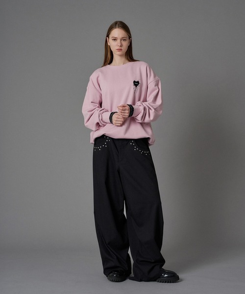 UMBRO 】HEART LOGO DRAW CODE SWEAT / ハートロゴドローコード