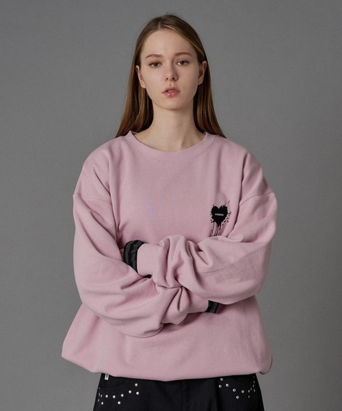 UMBRO 】HEART LOGO DRAW CODE SWEAT / ハートロゴドローコード