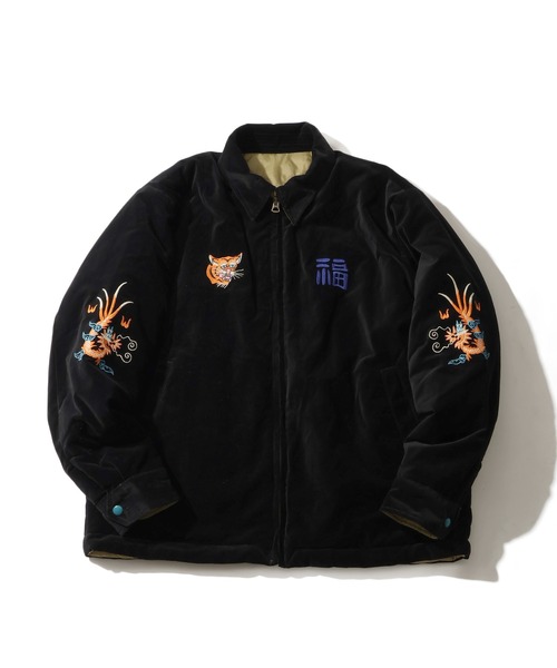 HOUSTON JAPAN ヒューストン リバーシブル スカジャン L HOUSTON（ヒューストン） スカジャン REVERSIBLE VIETNAM JACKET