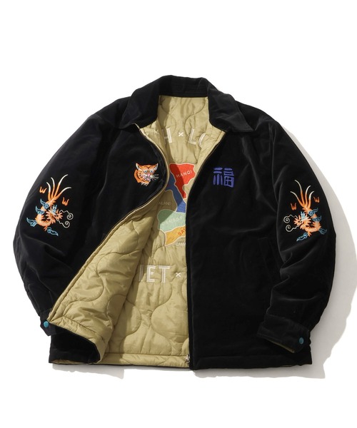 HOUSTON JAPAN ヒューストン リバーシブル スカジャン L HOUSTON JAPAN ヒューストン リバーシブル スカジャン L HOUSTON