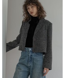 [2025AW COLLECTION]ツイードクロップドテーラードジャケット