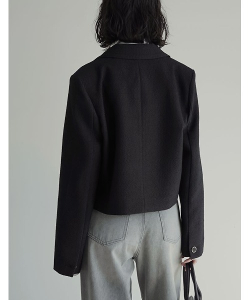 2025AW COLLECTION]ツイードクロップドテーラードジャケット