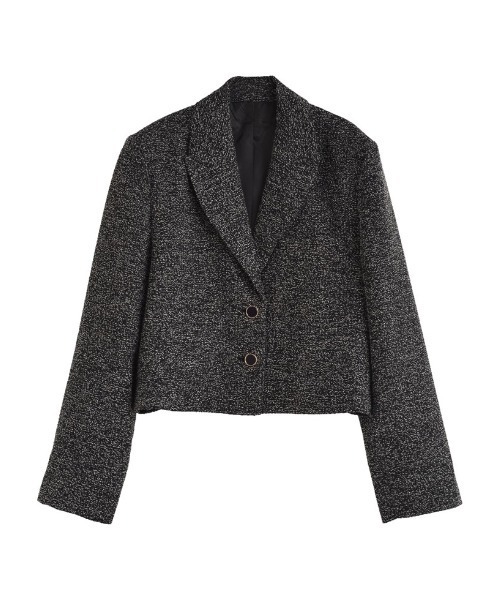 2025AW COLLECTION]ツイードクロップドテーラードジャケット