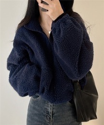ふんわりとした冬の味方!ベアフリースジャケット
