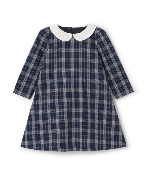 セール】【セミフォーマル】衿つき長袖ワンピース（ワンピース