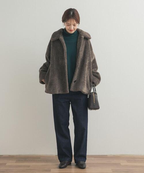 コクーンシルエットボアコート（その他アウター）｜URBAN RESEARCH