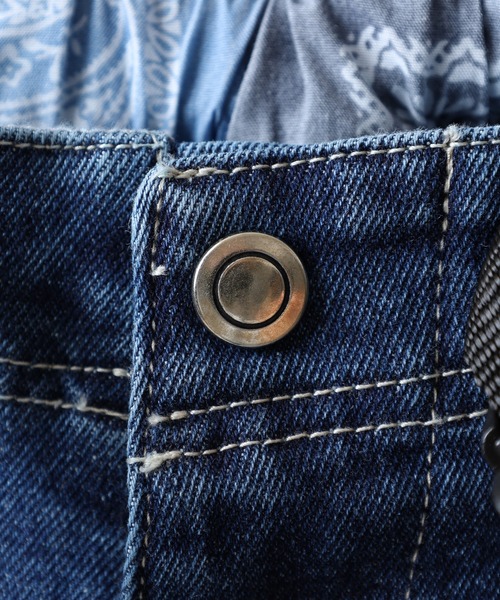 KRIFF MAYER（クリフメイヤー）の「KRIFF MAYER ﾃﾞﾆﾑｸﾗｲﾐﾝｸﾞｼﾞｮｶﾞｰ（デニムパンツ・メンズ・ブルー系/ブルー系1・M/L/XL）」の8枚目の写真