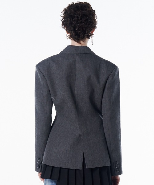 WAIST CONSCIOUS PAT IN JACKET/ウエストコンシャスパットイン