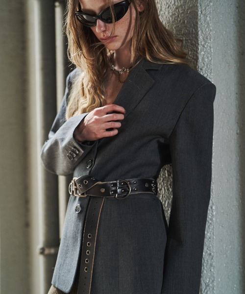 セール】WAIST CONSCIOUS PAT IN JACKET/ウエストコンシャスパットイン