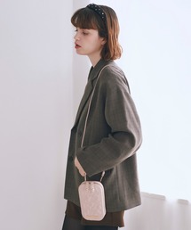 Maison de FLEUR | リボンキルティングスマホポシェット(ショルダーバッグ)