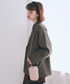 ティーカップ柄ゴブランスクエアトートバッグ（トートバッグ）｜Maison