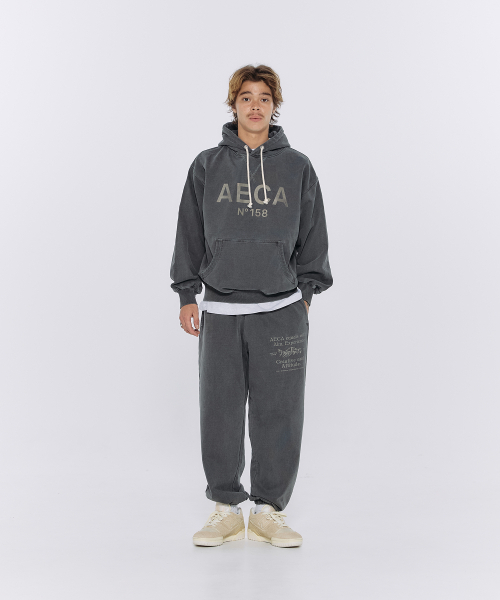 AECA(エイカ)の「BIG LOGO PULLOVER HOODIE-GREY/WHITE(パーカー・レディース・その他・MEDIUM/LARGE/SMALL/X-LARGE)」の9枚目の写真