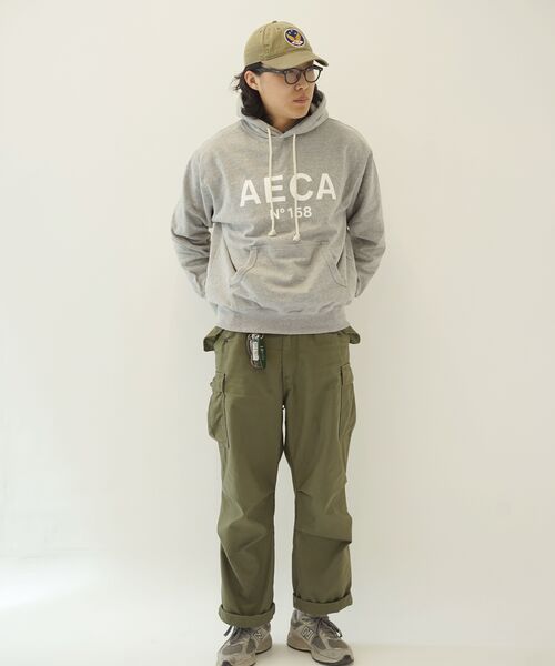 AECA(エイカ)の「BIG LOGO PULLOVER HOODIE-GREY/WHITE(パーカー・レディース・その他・MEDIUM/LARGE/SMALL/X-LARGE)」の21枚目の写真