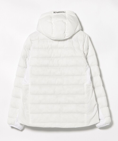 BEAMS GOLF(ビームスゴルフ)の「BEAMS GOLF ORANGE LABEL / レオフィール(R)フード付き 中綿 ハイブリッド ブルゾン(撥水)(ブルゾン・レディース・ホワイト/ブラック・LARGE/SMALL/MEDIUM)」の17枚目の写真