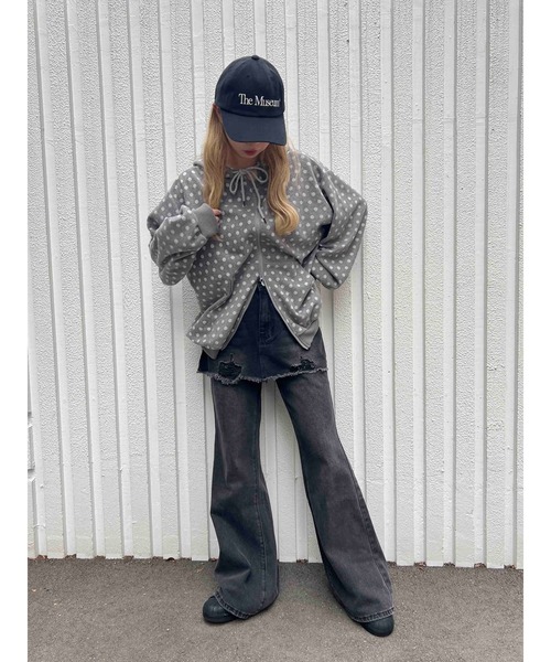 WC（ダブル シー）の「スカートドッキングデニム（デニムパンツ・レディース・ブルー系その他/ブラック系その他・FREE）」の14枚目の写真