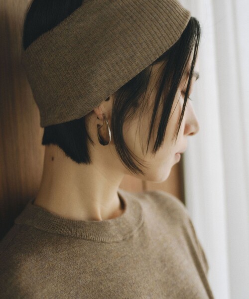 BIANCA(ビアンカ)の「【@BAILA掲載】【ネック取り外し2WAY】ニットロングワンピース(ワンピース・レディース・ブラック/チャコールグレー/ベージュ・38)」の7枚目の写真