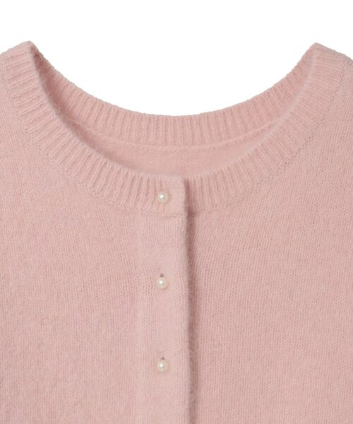 Tiara（ティアラ）の「FOXアルパカパールカーディガン（カーディガン/ボレロ・レディース・チャコールグレー/ネイビー/ピンク/ブルー・FREE）」の11枚目の写真