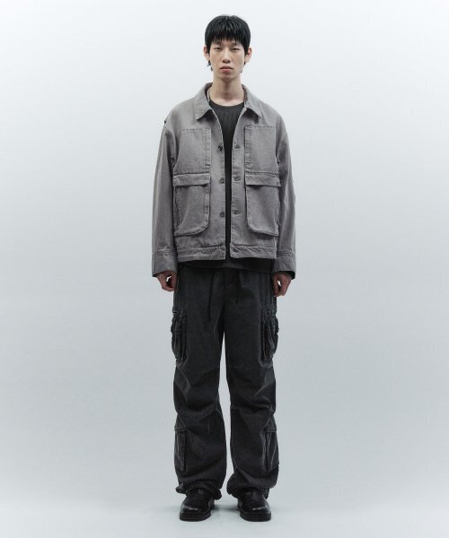 INSILENCE(インサイロンス)の「パクシフィットデニムトラッカージャケットSANDGREY(デニムジャケット・レディース・その他・SMALL/MEDIUM)」の2枚目の写真