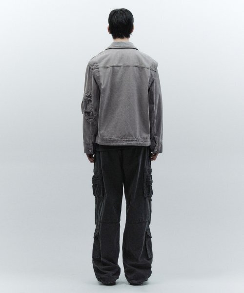 INSILENCE(インサイロンス)の「パクシフィットデニムトラッカージャケットSANDGREY(デニムジャケット・レディース・その他・SMALL/MEDIUM)」の4枚目の写真