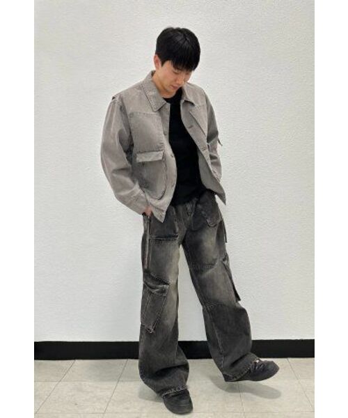 INSILENCE(インサイロンス)の「パクシフィットデニムトラッカージャケットSANDGREY(デニムジャケット・レディース・その他・SMALL/MEDIUM)」の6枚目の写真