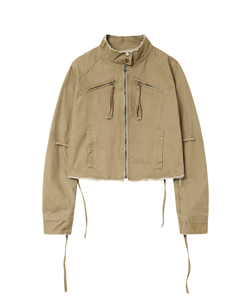 Midnight Move（ミッドナイトムーブ）の「strap jacket (beige)（その他アウター・レディース・その他・FREE）」の2枚目の写真