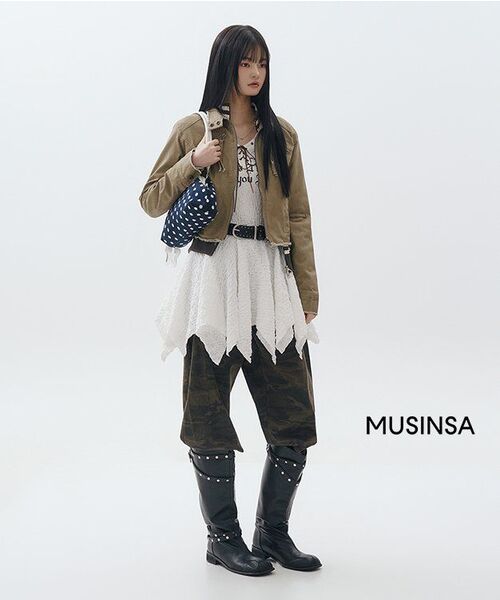 Midnight Move（ミッドナイトムーブ）の「strap jacket (beige)（その他アウター・レディース・その他・FREE）」の5枚目の写真