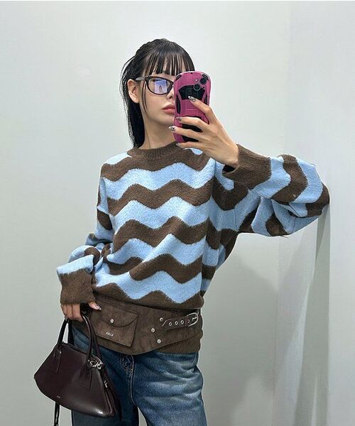 Miseki SEOUL(ミセキソウル)の「Side button knit CHARCOAL(ニット/セーター・レディース・その他・OS)」の15枚目の写真