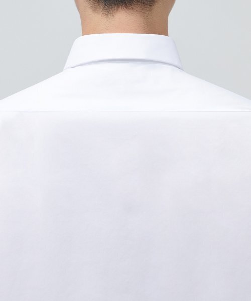 MUSINSA STANDARD（ムシンサスタンダード）の「隠しバートンドレスシャツ[ホワイト]（ビジネスシャツ・メンズ・その他・SMALL/MEDIUM/LARGE/X-LARGE/XX-LARGE）」の4枚目の写真