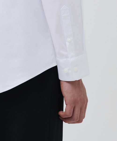 MUSINSA STANDARD（ムシンサスタンダード）の「隠しバートンドレスシャツ[ホワイト]（ビジネスシャツ・メンズ・その他・SMALL/MEDIUM/LARGE/X-LARGE/XX-LARGE）」の6枚目の写真